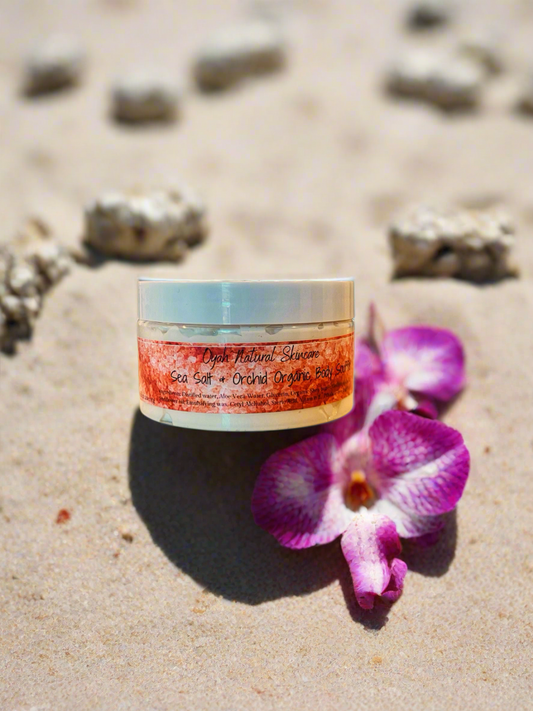 Sea Salt + Orchid Organic Body Souffle'