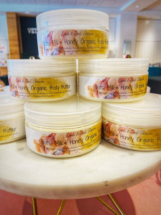 Oats, Milk &Honey Whipped Organic Body Butter