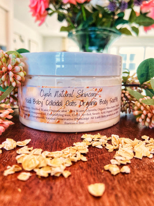 Yaidi Baby Colloidal Oats Organic Body Souffle'