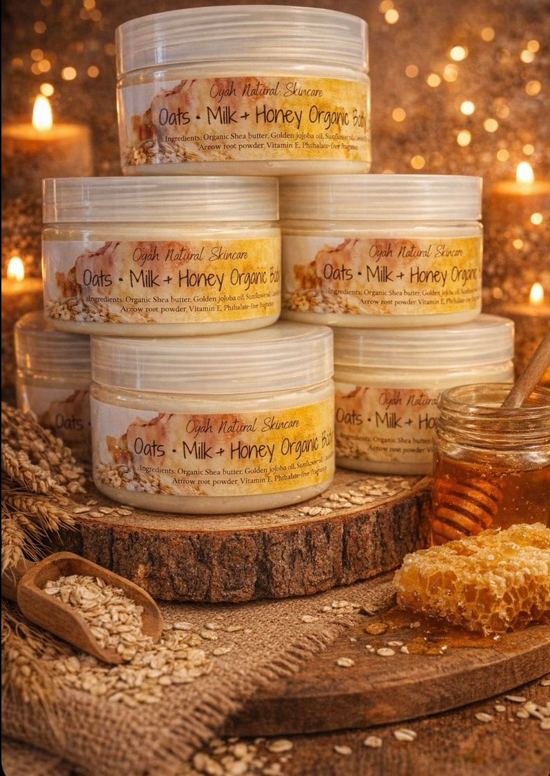 Oats, Milk &Honey Whipped Organic Body Butter