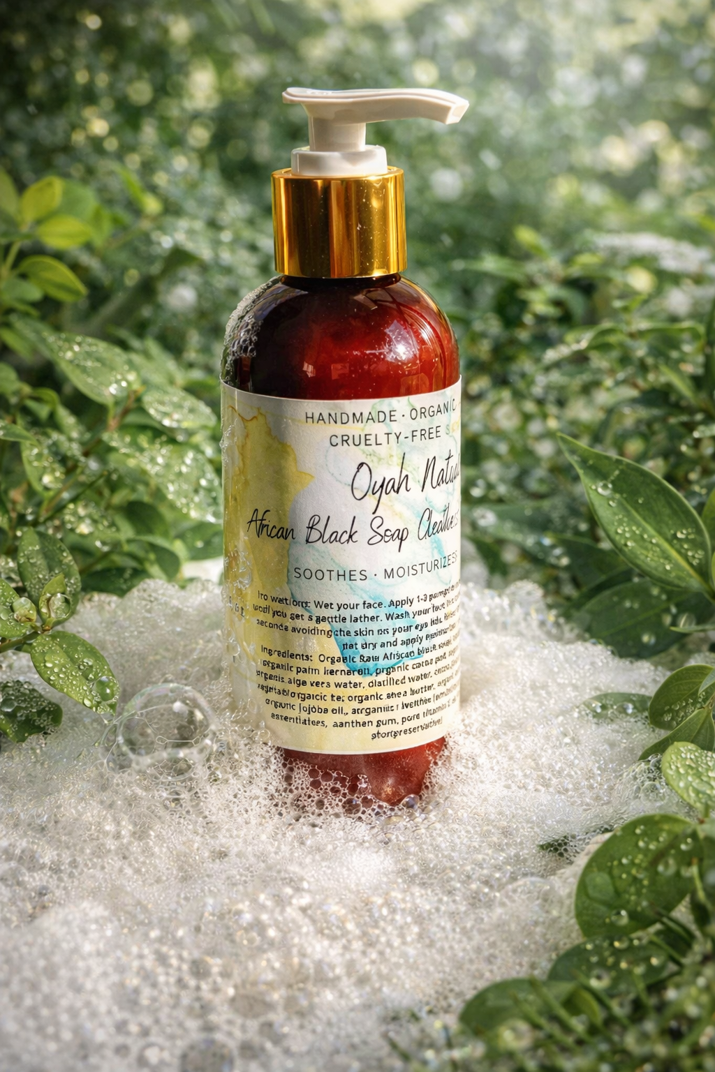 Oyah African Black Soap Gentle Face Wash – OYAH NATURAL SKINCARE